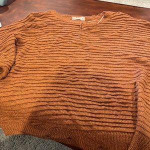 Brown sweater